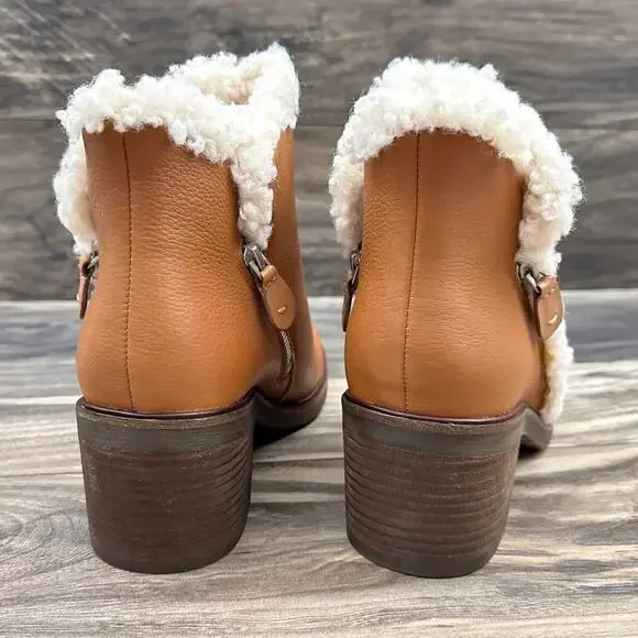 NIB Gentle Souls by Kenneth Cole 9M Best 65MM Zip Bootie Cozy Ankle Boots - Picture 7 of 11